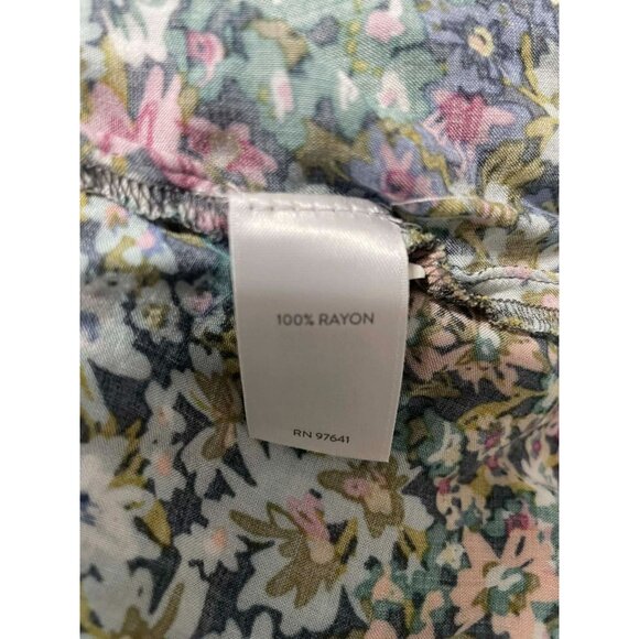 J. Jill Size 3X Top Blouse Plus Sized Floral Tunic Long Sleeve - Picture 8 of 9